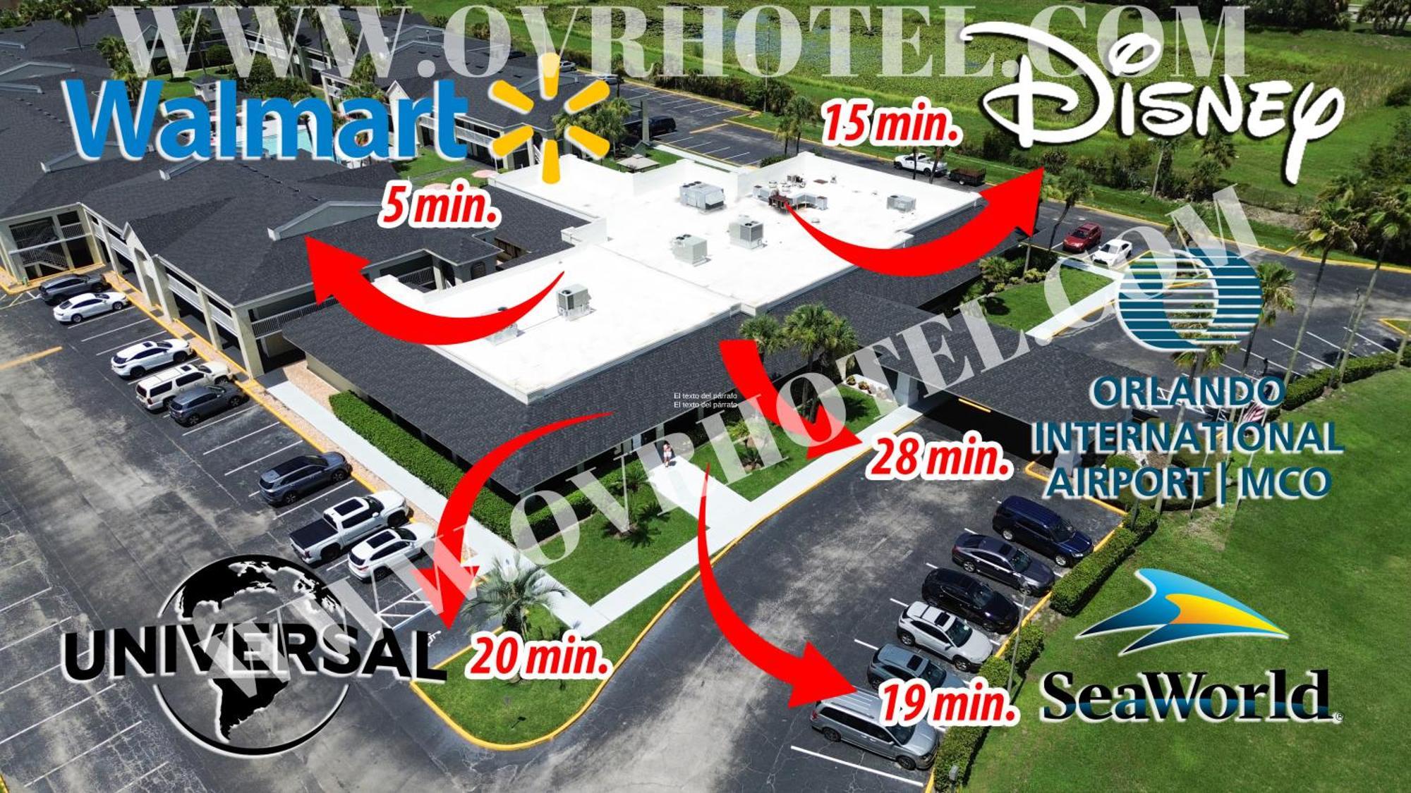 Hotel Room Near Disney 4 People Kissimmee Esterno foto
